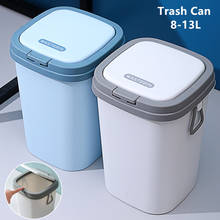 1Pc Nordic Press Lid Trash Can Household Living Room Bathroom Waste Bin Office Garbage Holder 2024 - buy cheap