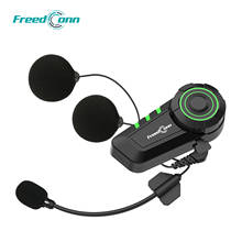 Freedconn-fone de ouvido para capacete de motocicleta, sem fio, bluetooth 5.0, com microfone, rádio fm, à prova d'água, ip65 2024 - compre barato