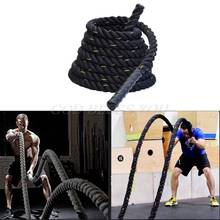 Heavy Jump Rope Skipping Rope Workout Battle Ropes Men Women Total Body Workouts Power Training Improve Strength Building Muscle 2024 - buy cheap