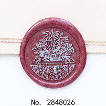 Plants potted home wax Seal Stamp,Party Wax Seal Stamp Kit invitation seals,gift envelop packing seal,Seal Stamp,journal stamp 2024 - buy cheap