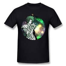 Saint Seiya Capricorn Shura black T Shirt Knights Of The Zodiac homme T-Shirt Tees Pure Short Sleeve 2024 - buy cheap