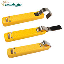 Cuchillo Pelacables ajustable de PVC/Goma/PTFE/silicona, diámetro de 4-50mm, Mini cuchillo de electricista 2024 - compra barato
