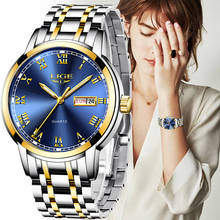 LIGE Japan Quartz Women's Watch Fashion Female Wristwatch Switzerland Luxury Brand reloj mujer Waterproof Women Bracelet Watch 2024 - buy cheap