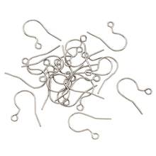 PandaHall 100pcs Stainless Steel Earring Hooks with Loop Fittings DIY Jewelry Earrings Making Supplies Accessories 2024 - buy cheap