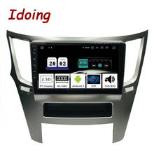 Idoing-REPRODUCTOR Multimedia para coche, Radio con Android 10, 9 pulgadas, PX5, 4G + 64G, Octa Core, para Subaru Outback Legacy, 2009-2014, navegación GPS, 2.5D, IPS 2024 - compra barato