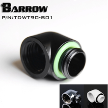 Barrow G1/4 ''резьба 90 градусов фитинг адаптер латунный материал TDWT90-B01 2024 - купить недорого