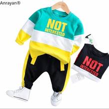 KIDS Spring Baby Girl Boy Clothing Infant Clothes Suits Casual Sport Cotton T Shirt Pants Sets Children Toddler Tracksuits Set 2024 - buy cheap