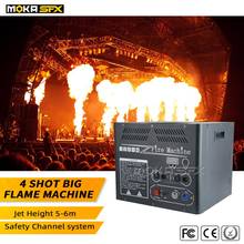 MOKA SFX New Factory Sale 4 Head Stage Fire Machine Shoot 6m Flame Projector Dmx Propane Flame Thrower with Safe channels 2024 - buy cheap