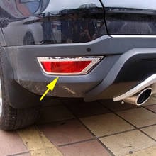 Tampa da luz de neblina traseira para ford kuga escape 2014-2019, refletor cromado do pára-choque da roda 2024 - compre barato