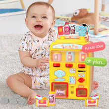 Mini máquina de venda de brinquedo, jogo interativo, máquina de venda, quebra-cabeça para crianças, presente de menina 2024 - compre barato