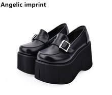 Angelic imprint woman mori girl lolita cosplay punk JK shoes lady high heels pumps women princess dress party platform shoes 47 2024 - buy cheap