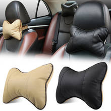 NEW 1Pc Car neck pillow Leather Headrest For Mercedes Benz W203 W204 W211 Volvo S60 XC90 XC60 S80 Subaru Forester XV 2024 - buy cheap