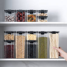 Square Food Sealed Cans Kitchen Storage Fresh-keeping Storage Container Snacks Nuts Tea Grains Storage Box 1PC 2024 - buy cheap