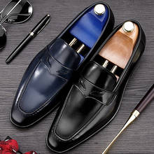 Elegant Genuine Leather Men's Wedding Loafers Round Toe Slip on Tassels Man Flats Handmade Height Increasing Casual Shoes BQL91 2024 - buy cheap