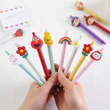 Conjunto de canetas de gel coreano, caneta neutra criativa de desenho animado para meninas, artigos de papelaria escolar e de escritório, 24 peças 2024 - compre barato