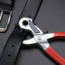 Leather Belt Hole Punch Plier Eyelet Puncher Revolve Sewing Machine Bag Setter Tool Watchband Strap Household leathercraft 2024 - buy cheap