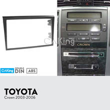 Double Din Car Fascia Radio Panel for Toyota Crown 2003-2006 Dash Kit Install Facia Plate Cover Console Adapter Bezel Trim 2024 - buy cheap