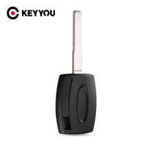 KEYYOU Transponder Car Key Case shell for For Ford Fiesta Mondeo Focus C-Max S-Max Galaxy Kuga HU101 Free shipping 2024 - buy cheap
