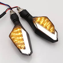 Motorcycle LED Turn Signal Lights Indicator flashing light blinkers For Yamaha YZF R1 R6 R6S R3 R6S FZ1 FZ6 FZ8 FAZER XJ6 MT03 2024 - buy cheap