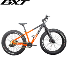 2021 NEW Full Carbon Bike snow carbon fat bike Axle Thru Rear space 197mm 26*4.8 tires Snow Complete 4.8tire Carbon Bicycle 2024 - buy cheap