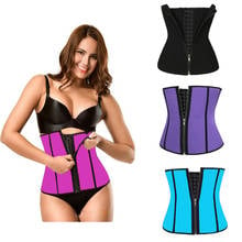 Zipped Tummy Control Shape Belt Buckle Flat Belly Waist Trainer Corset Tightening Sports Fitness Lose Weight Slimming Top Belts 2024 - buy cheap