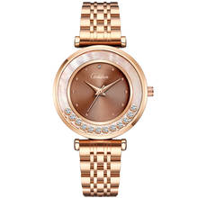 Mulheres relógios de luxo diamante rosa ouro senhoras relógios de pulso magnético feminino pulseira relógio para feminino relogio feminino 2024 - compre barato