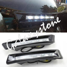 2x Aluminum LED Daytime Running Fog Light DRL For Toyota Prado 2700 FJ150 2009 2010 2011 2012 2013 2024 - buy cheap
