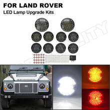 Kit de actualización de lámpara LED para Land Rover Defender 90 110, faro antiniebla delantero y trasero, luz de marcha atrás, luz indicadora lateral, luz trasera, 10 Uds. 2024 - compra barato