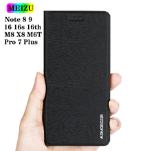 Funda de cuero con tapa para Meizu Note 9 8 M8 X8 M6T M10 16X 16S 16XS 16TH 15 Pro 7 plus, funda trasera con billetera para teléfono móvil 2024 - compra barato