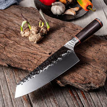 5CR15 High Carbon Stainless Steel Vegetable Cutting Meat Cleaver Chef Knife Knife Kitchen Forged Hammerd Chinese Slicing Knife 2024 - buy cheap