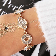 bangles for women charm chain bracelet femme bracelets for women schmuck for girls jewelry couple gift stainless steel jewellery 2024 - buy cheap