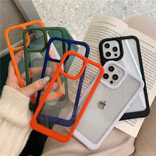 Camera Protection Bumper Phone Cases For iPhone 11 12 11Pro Max XR XS Max X 8 7  Plus Matte Transparent Shockproof Back Cover 2024 - buy cheap