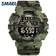 Military Digital Men Watches SMAEL New fashion Watch digital LED Clock 50M Waterproof Army Watches Sport 8013 CamoWatch for male 2024 - buy cheap