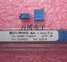 Resistencia variable de precisión ajustable de 200K, accesorio de Estados Unidos, BOURNS, 3296W-204, 20 Uds./50 Uds., hecho en Costa Rica, envío gratis 2024 - compra barato