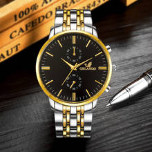 2020 Брендовые мужские часы Топ бренд класса люкс бизнес нержавеющая сталь Спортивные кварцевые наручные часы reloj hombre relogio masculino 2022 - купить недорого
