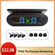 TPMS Car Tire Pressure Monitoring System Real-time Display Tire Pressure Monitoring System With External Sensors Builtin Sensor 2024 - buy cheap
