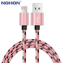 USB Cable For iPhone 13 12 11 Pro Max X XR XS 8 7 6s Plus 5s Fast Data Charging Charger USB Wire Cord Nylon braid Cable 1m 2m 3m 2024 - buy cheap