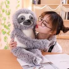 75cm preguiça realista animais de pelúcia urso preguiça para crianças bebê crianças meninos meninas aniversário boneca brinquedo crianças presente 2024 - compre barato