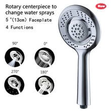 Hot Handheld Shower ABS Chrome Plated Shower Set Oxygen Utra thin Pressurized Water-saving Shower Head Wall Mount Bathroom 2024 - buy cheap