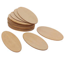 40pcs 1.5 mm Thick Ellipse Unfinished Wood Cutout Oval Chips for Arts and Crafts Projects, Board Game Pieces for Crafting 2024 - buy cheap