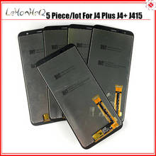 Tela lcd para smartphone, original, sensível ao toque, para samsung galaxy j4 plus, j415 j610 2024 - compre barato