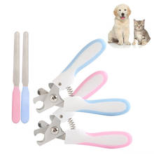 Professional Pet Dog Nail Clippers with Safety Lock Stainless Steel Pet Cat Nail Scissors With Nail Grinder Cut The Nail 2024 - buy cheap