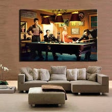 Classic Movie Canvas Painting Posters and Prints Wall Art Elvis Presley Humphrey Bogart Play Billiards Living Room Decor Cuadros 2024 - buy cheap