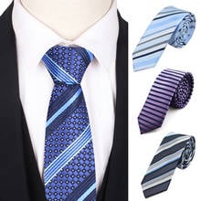 New Skinny Men Ties Classic Necktie For Business Slim Striped Neck Tie For Men Women Cravats 5cm Width Groom Neckties 2024 - buy cheap