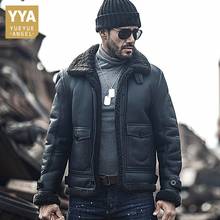 Chaquetas gruesas y cálidas de piel auténtica para hombre, abrigos de piel auténtica de alta calidad, de manga larga, talla grande, de lujo 2024 - compra barato