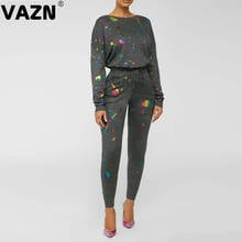 VAZN 2020 Top Quality Regular Fancy Casual Daily Free Young Tracksuits Full Sleeve Group Long Pants Slim Women 2 Piece Set 2024 - buy cheap