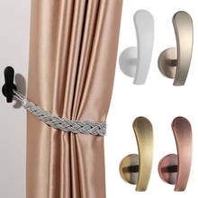 2 PCs Retro Wall Mounted Metal Curtain Hooks Modern Practical Curtain Holdback Wall Hanger Curtain Holder Home Decor Accessories 2024 - buy cheap