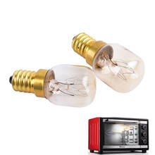 Жаропрочные лампы для духовки SES E14, 220-240 В, 15 Вт/25 Вт/300 градусов 2024 - купить недорого