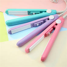 Высокое качество, мини выпрямитель для волос, Розовый Керамический выпрямитель, гофрированный щипцы для завивки волос, инструменты для укладки волос, US Plug 2024 - купить недорого