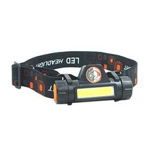 Zoomable Built-in Battery Camping Powerful LED Headlamp COB USB Rechargeable Headlight Waterproof Head Torch Head Lamp Lantern 2024 - buy cheap